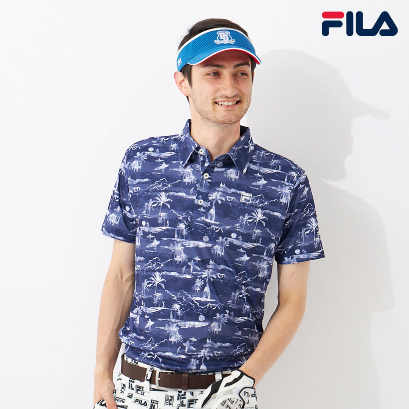 なアロハ】 FILA GOLF メンズ フィラ ゴルフ 半袖シャツ ネイビー 741671 OCEANweb PayPayモール店 - 通販 -  PayPayモール ポリエステ - www.parcoaddanord.it