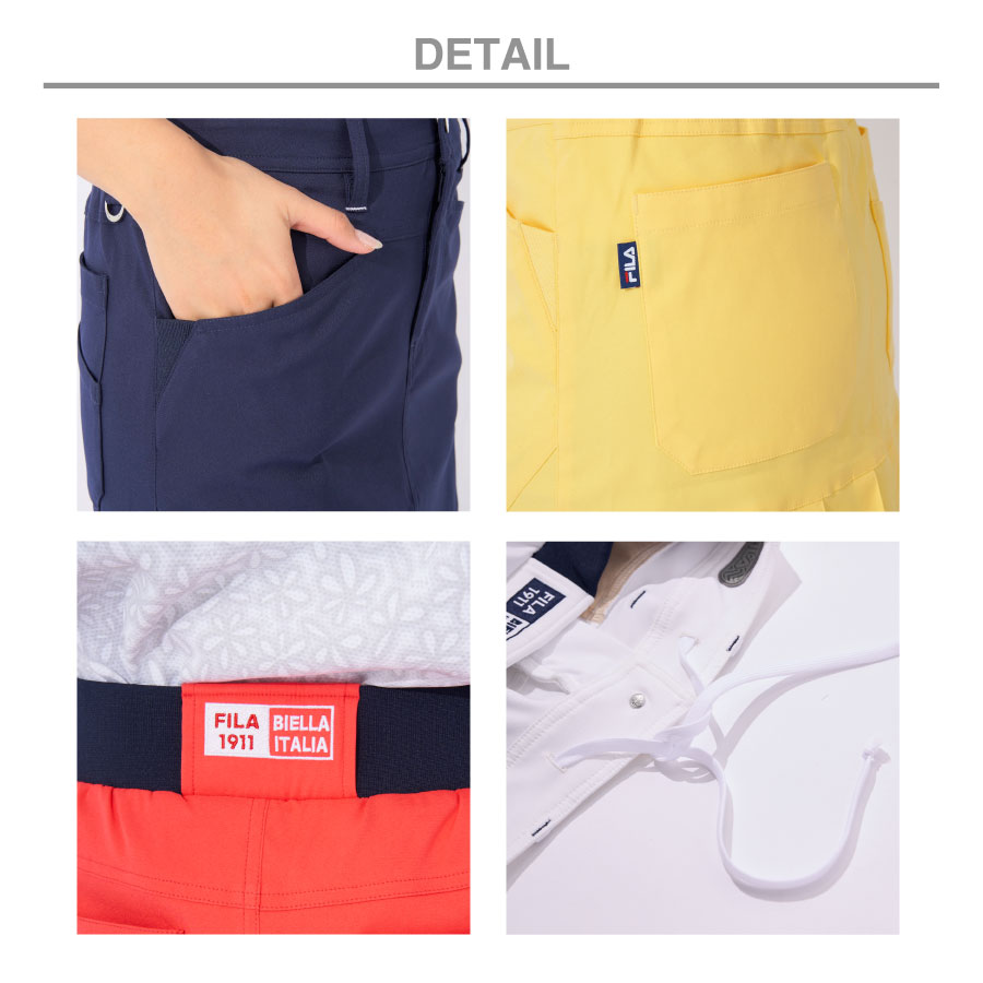FILA ゴルフウェアレディース ゴルフスカート バックプリーツ
