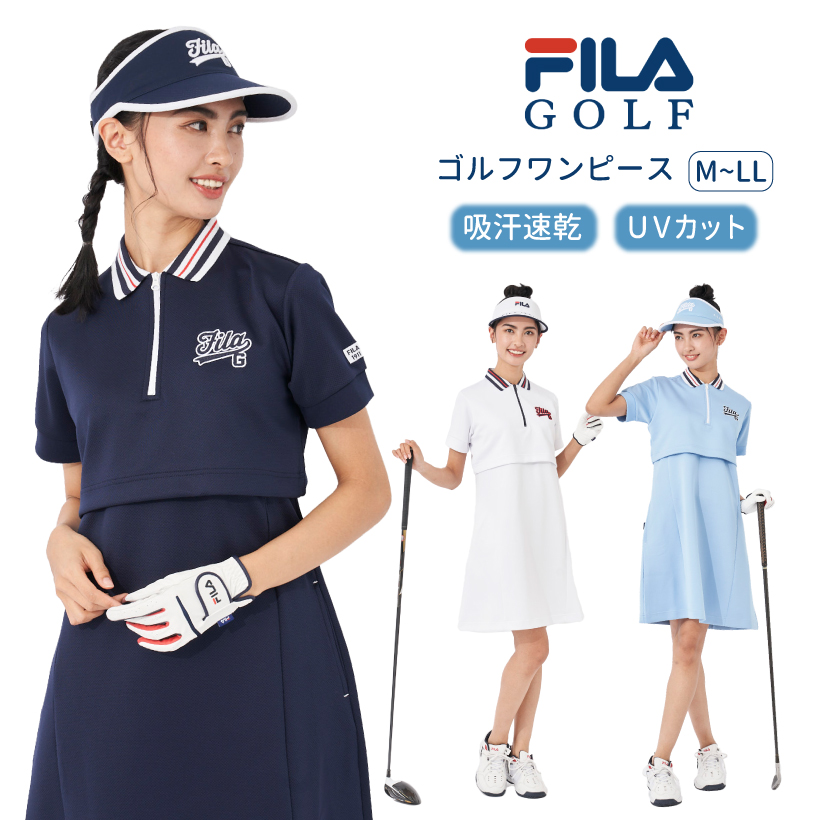【予約受付中】 レディース ワンピース FILA ゴルフ 20代30代40代50代 半袖 その他