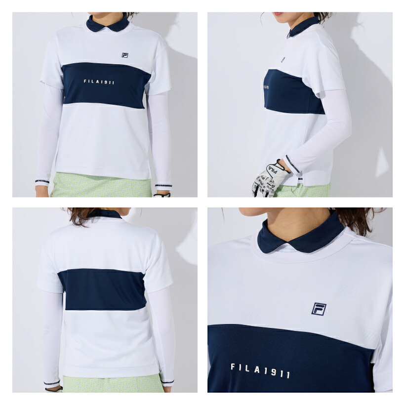FILA フィラゴルフ メンズ 半袖シャツ 長袖インナーシャツ