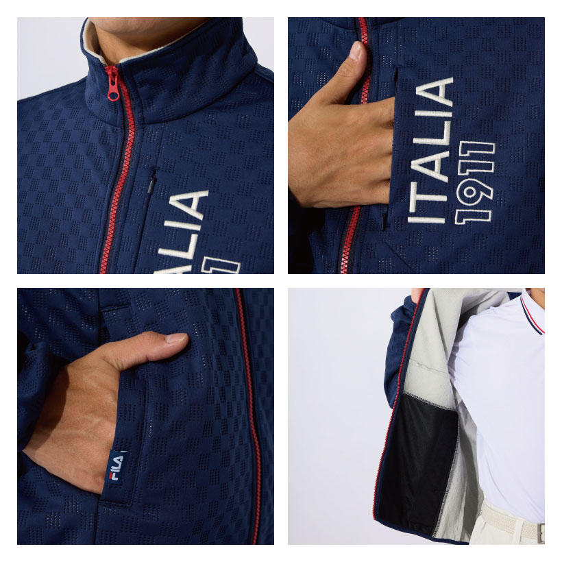 FILA（フィラ） メンズ アウター ジャケット ボンディング ブルゾン