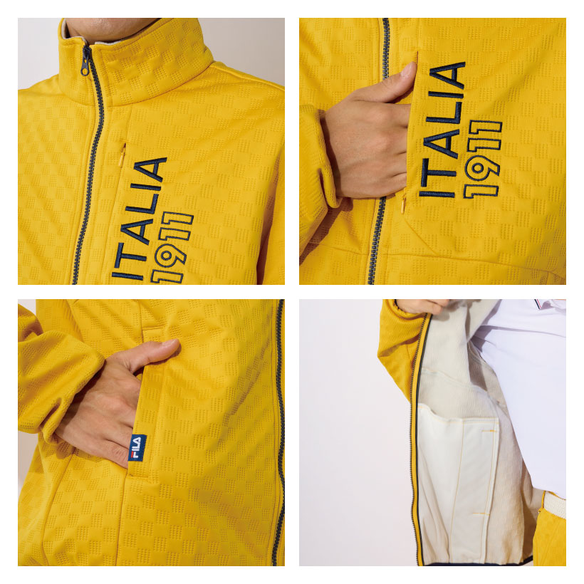 【新品・未使用】FILA golf ゴルフ　２way ジャンパー　メンズ　＃M FILA（フィラ） メンズ アウター ジャケット ボンディング ブルゾン