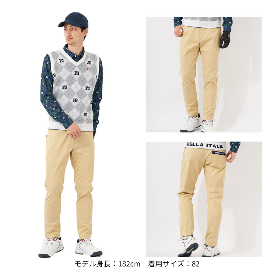 FILA ゴルフウェア メンズ ゴルフパンツ ロングパンツ