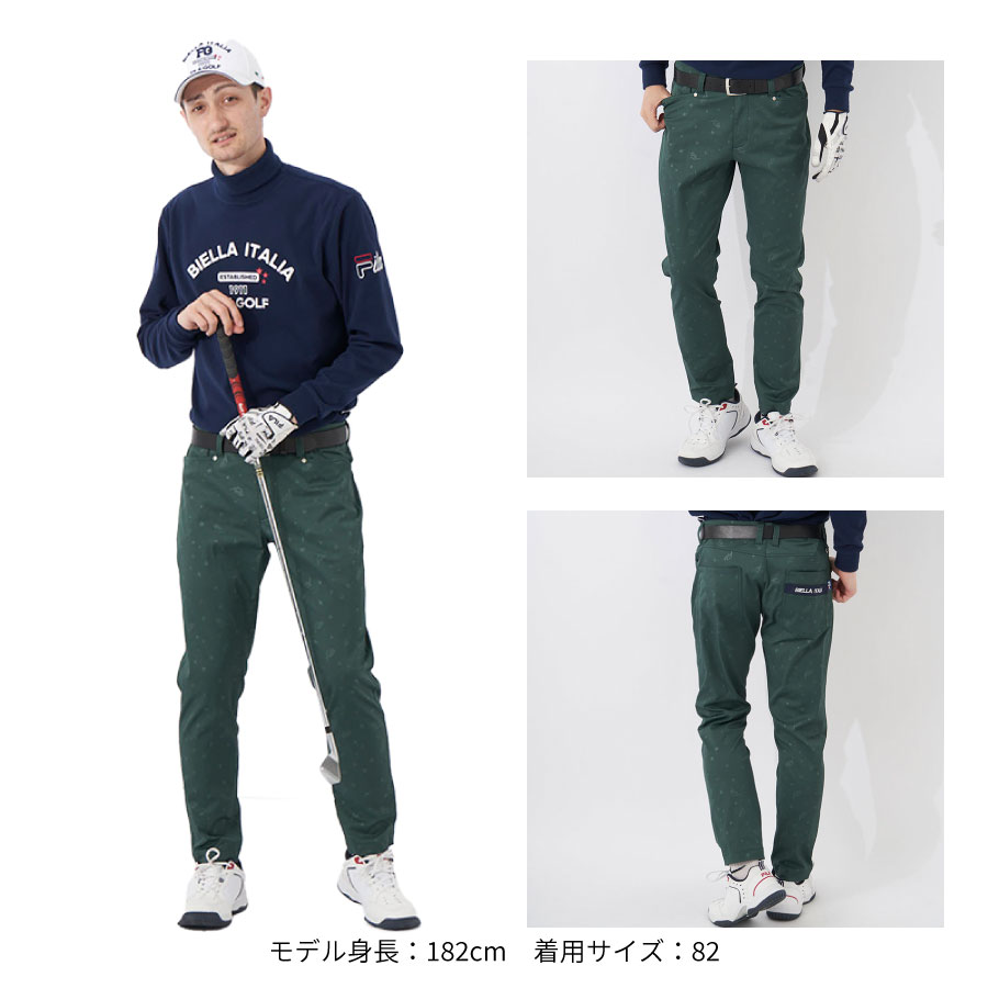 FILA ゴルフウェア メンズ ゴルフパンツ ロングパンツ