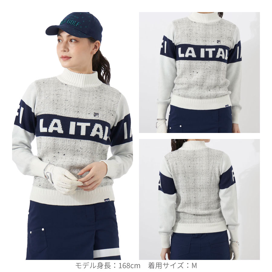 FILA レディース モックネックセーター ハイネック GOLF フィラ