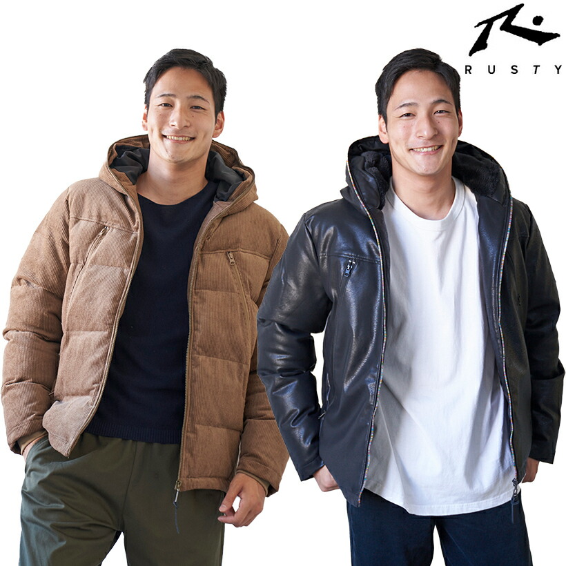 RUSTY（ラスティ） メンズ ジャケット 撥水デニムジャケット ベージュ