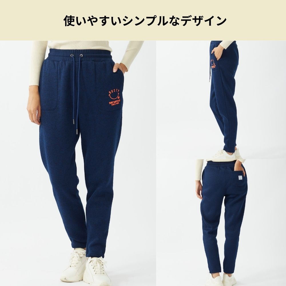 RUSTY（ラスティ） レディース パンツ ニットフリースパンツ 953701