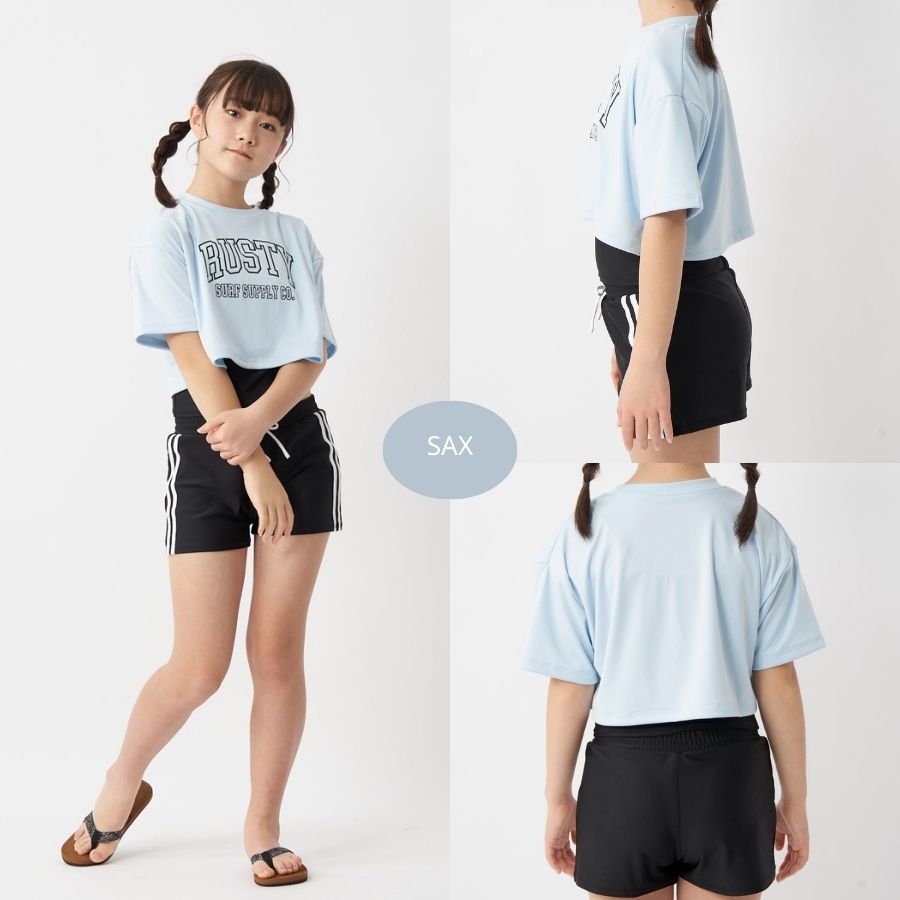 karen.k 専用 水着セット RUSTY セット水着 女子 Tシャツ＋SP水着3点セット KIDS 女児