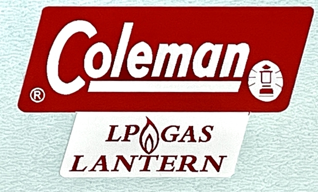 Coleman コールマン 5120/5122 LPG ランタン 補修用デカール