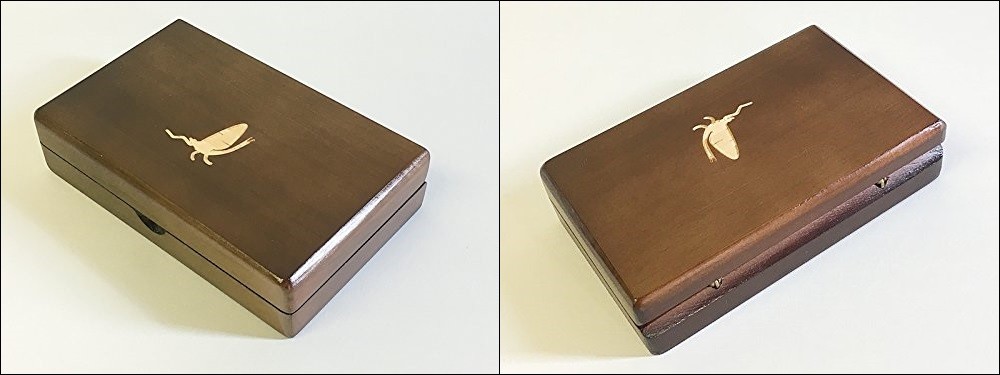 木製フライボックス 毛鉤入れ テンカラFLY BOX 超軽量 : GNC