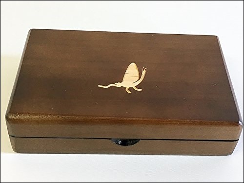 木製フライボックス 毛鉤入れ テンカラFLY BOX 超軽量 : GNC