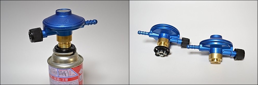 国内最小クラス】Aileron デュアルコネクション ポータブルレギュレーター ＯＤ缶/CB缶専用 :gas-adapter-02:GNC SHOP  通販 
