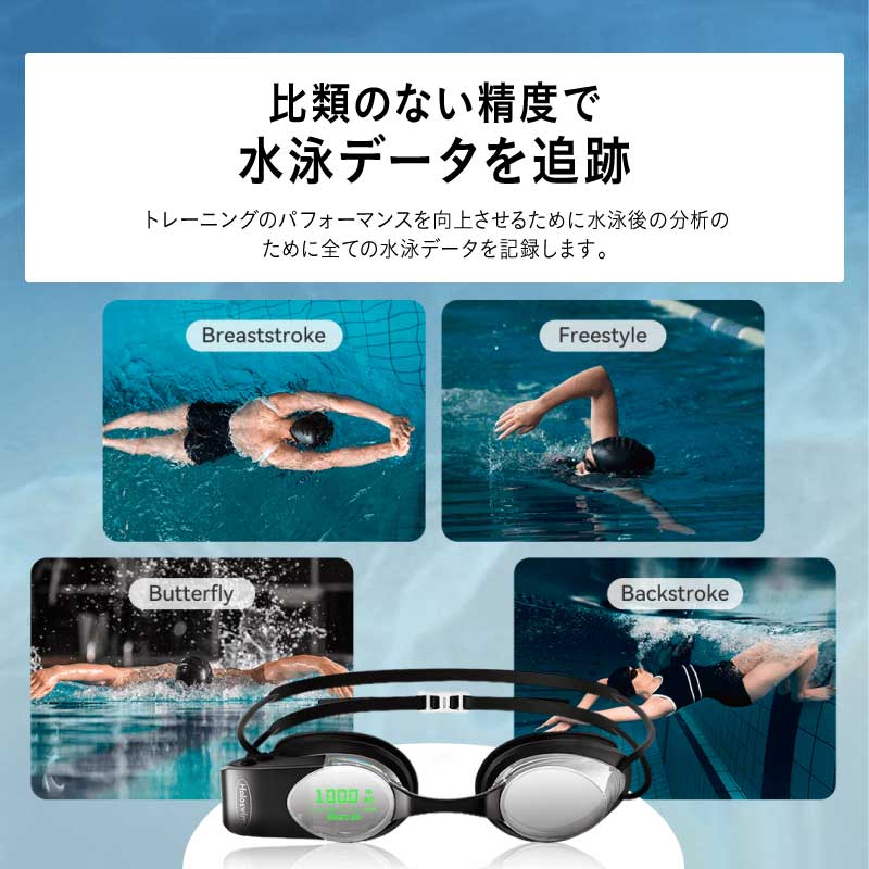 Holoswim ホロスイム 競技用 スイムゴーグル グッドデザイン賞 ARディスプレイ付 AI分析 日本独占販売 水泳用 水中ゴーグル  Holoswim2S : 100510082 : OC STYLE - 通販 - Yahoo!ショッピング