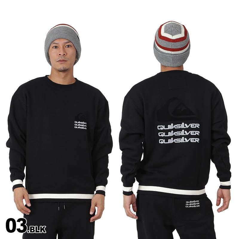 QUIKSILVER/クイックシルバー メンズ トレーナー 長袖 スウェット スエット 裏起毛 トップス QPO224057