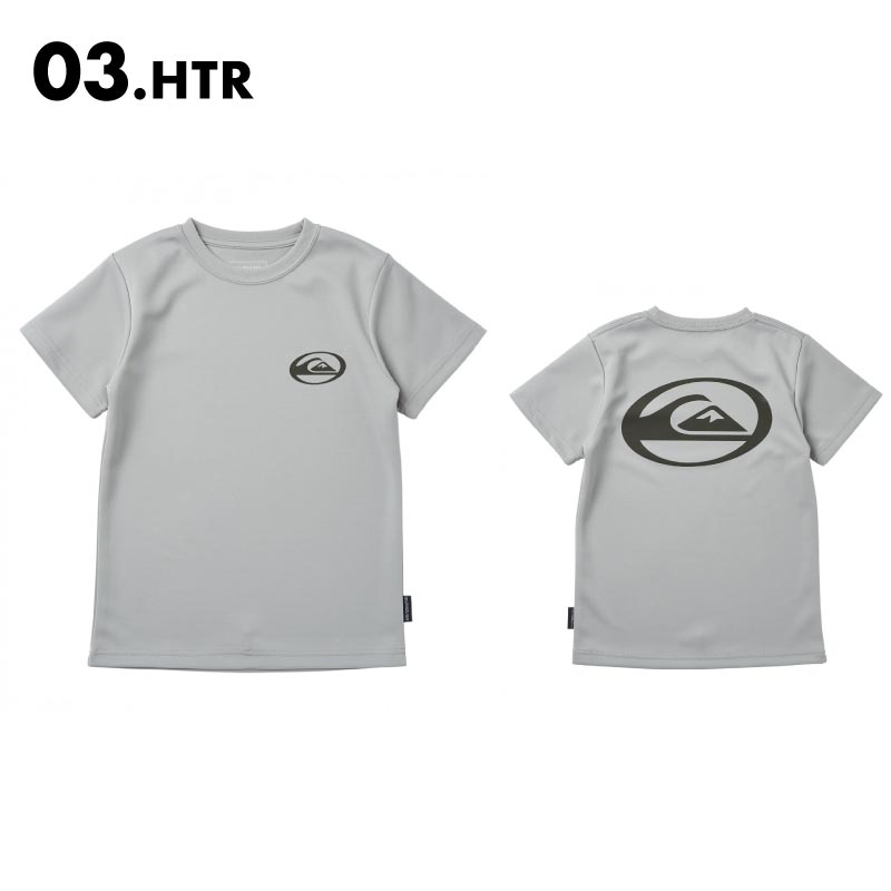 QUIKSILVER/クイックシルバー キッズ 半袖ラッシュガードTシャツ UVカット 水着 紫外線...