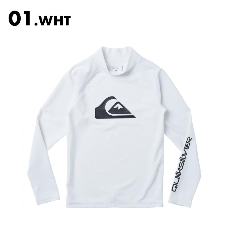 QUIKSILVER/クイックシルバー キッズ 長袖ラッシュガード UVカット 水着 紫外線カット ...