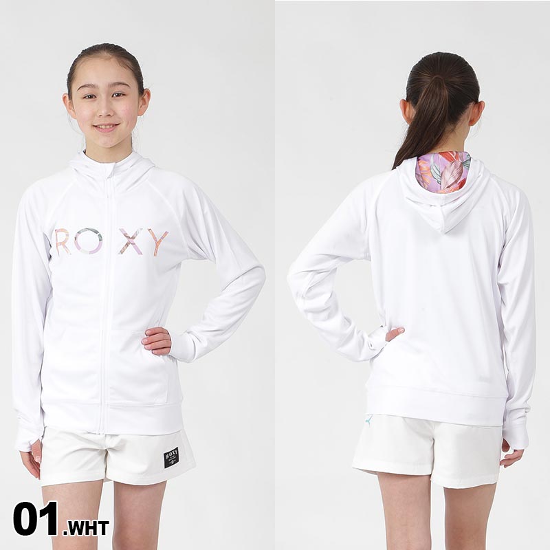ROXY ロキシー キッズ ラッシュガード パーカー ジップアップ