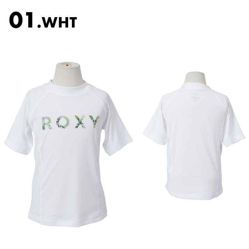 ROXY/ロキシー キッズ 半袖ラッシュガード MINI SIMPLY BOTANICAL LOGO...