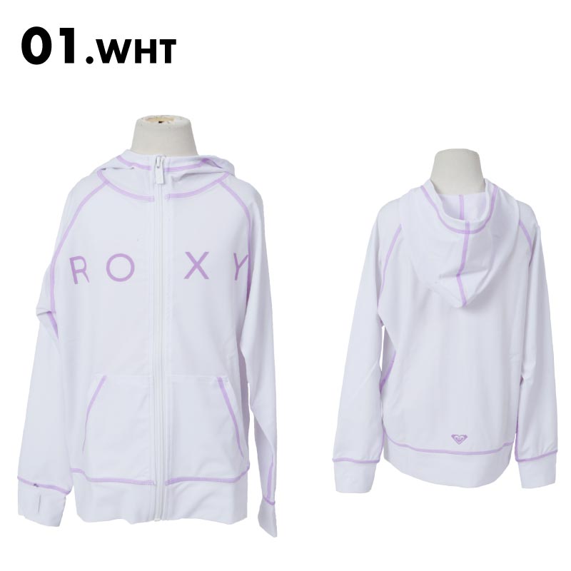 ROXY/ロキシー キッズ 長袖ラッシュガードパーカー MINI RASHIE PARKA 2024...