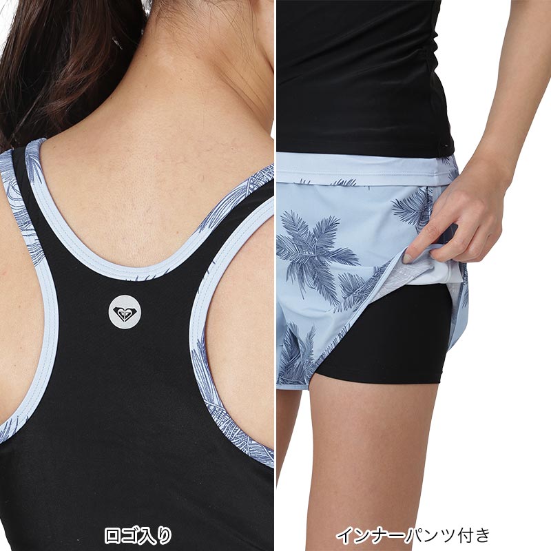 ROXY/ロキシー レディース フィットネス 水着 2点セット タンキニ 上下 