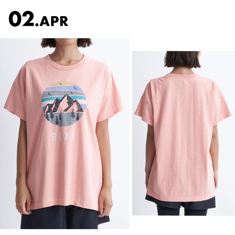 ROXY/ロキシー レディース UVCUT Tシャツ UV 半袖 加工 抗菌消臭 オーバーサイズ アウトドア ブランド RST241807｜ocstyle｜03