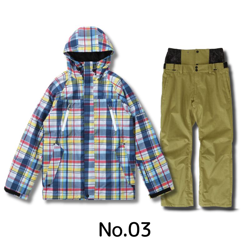 ポンタぺス（PONTAPES） スノーボードウェア レンタルよりお得 3点