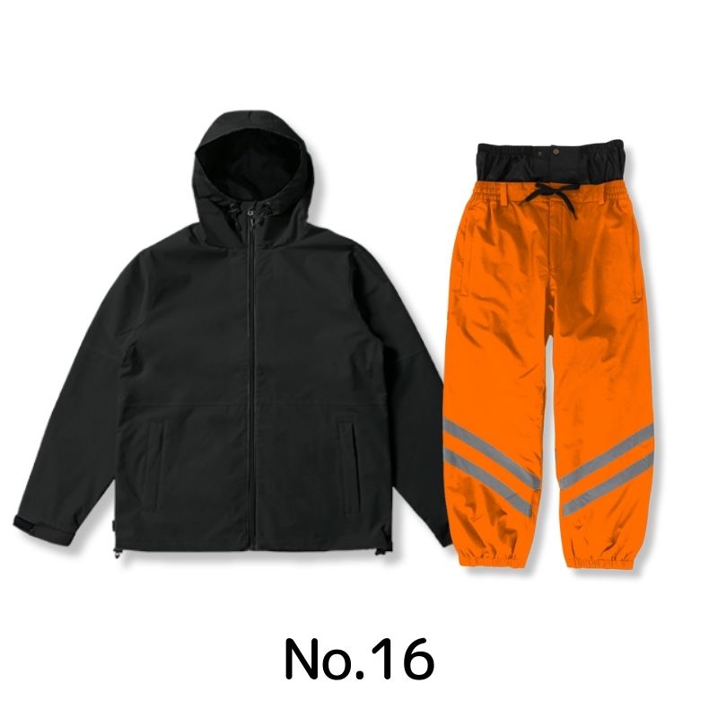 《上下で9，900円》 スノーボードウェア メンズ レディース 上下セット スキーウェア スノボ 撥水 ジャケット パンツ ウェア 冬 おしゃれ オーバーサイズ PN-2601_16