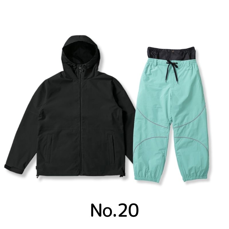 《上下で9，900円》 スノーボードウェア メンズ レディース 上下セット スキーウェア スノボ 撥水 ジャケット パンツ ウェア 冬 おしゃれ オーバーサイズ PN-2601_20