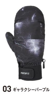 ポンタぺス（PONTAPES） スノーボード スキー ミトン グローブ メンズ