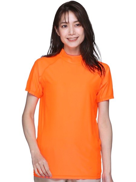 ラッシュガード メンズ レディース 半袖 半そで Tシャツ 水着 UVカット 耐塩素 冷感 体型カバー 紫外線対策 速乾 夏服 無地 ジムウェア ヨガウェア PR-5000 | ポンタぺス | 06