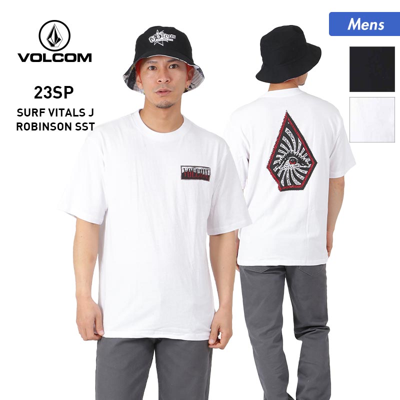 VOLCOM/ボルコム メンズ 半袖 半そで Tシャツ ティーシャツ ロゴ バックプリント トップス クルーネック AF012307