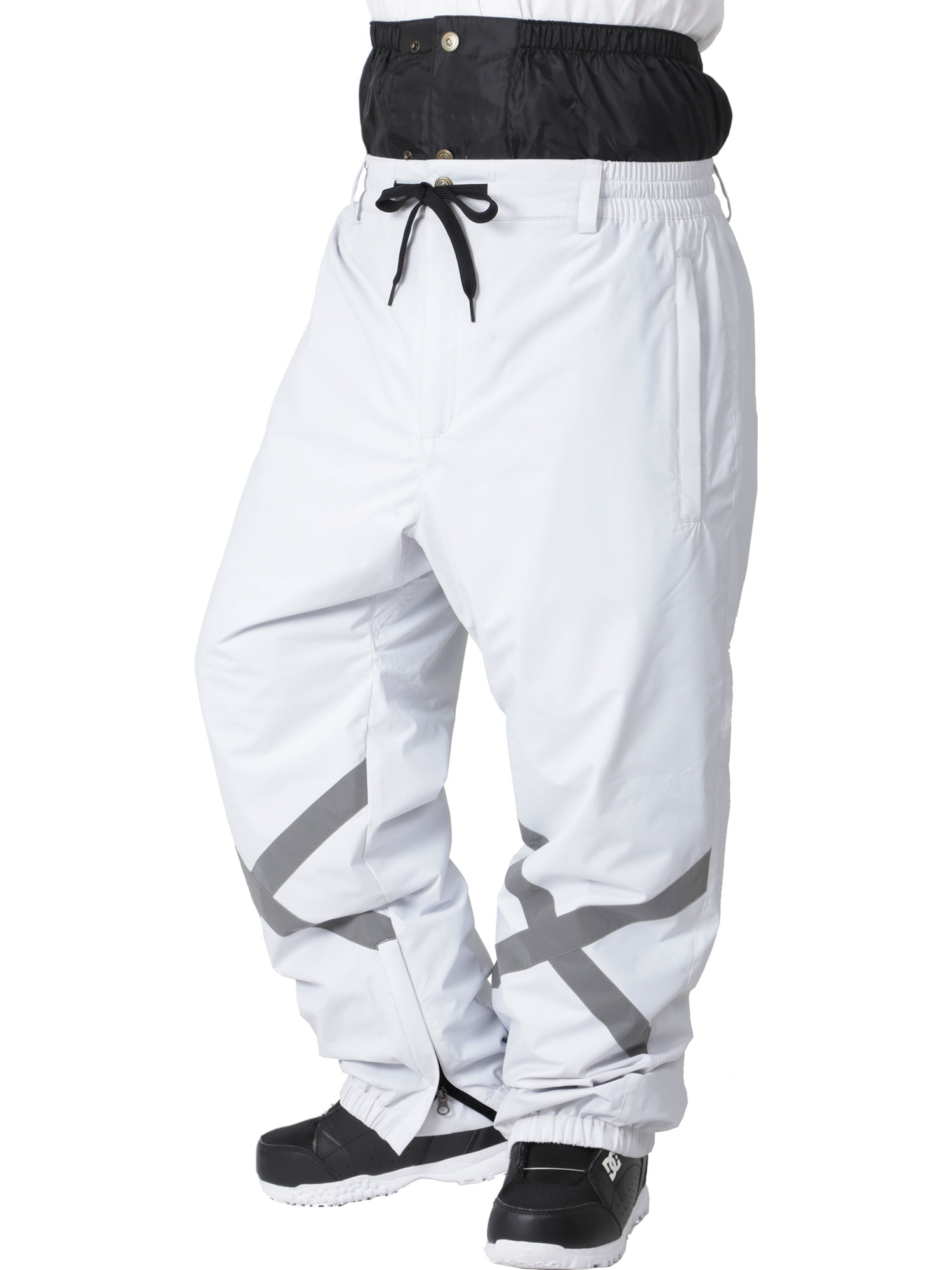 スノーボードウェア スノーウェア パンツ単品 メンズ レディース リフレクター ジブパンツ スノボ オーバーサイズ 型落ち アウトレット namelessage age-742RN | ネームレスエイジ | 02