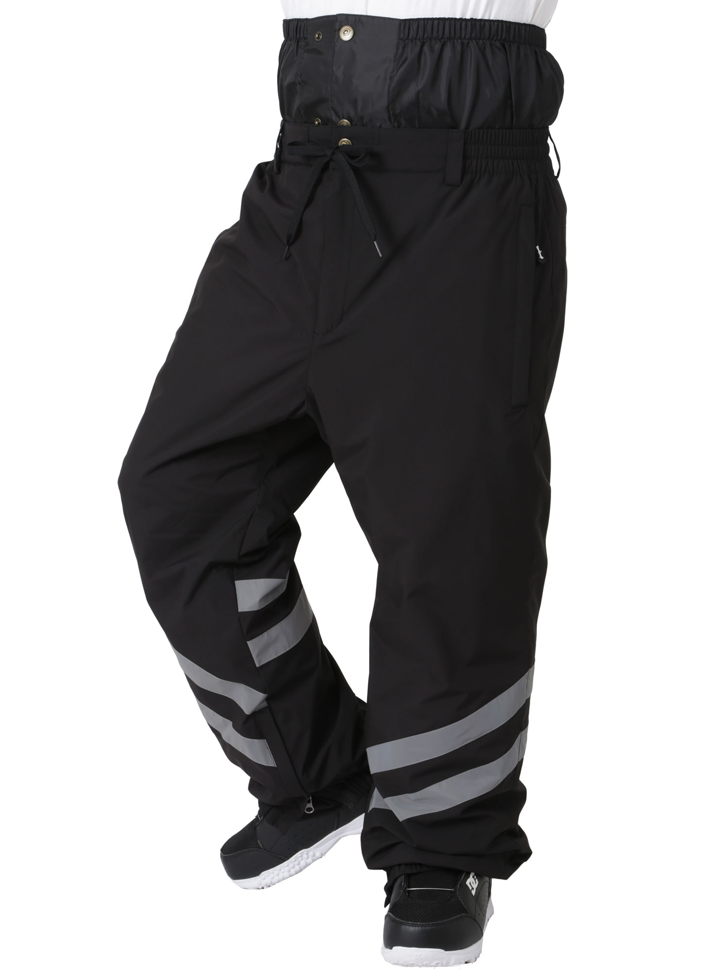 スノーボードウェア スノーウェア パンツ単品 メンズ レディース リフレクター ジブパンツ スノボ オーバーサイズ 型落ち アウトレット namelessage age-742RN | ネームレスエイジ | 13