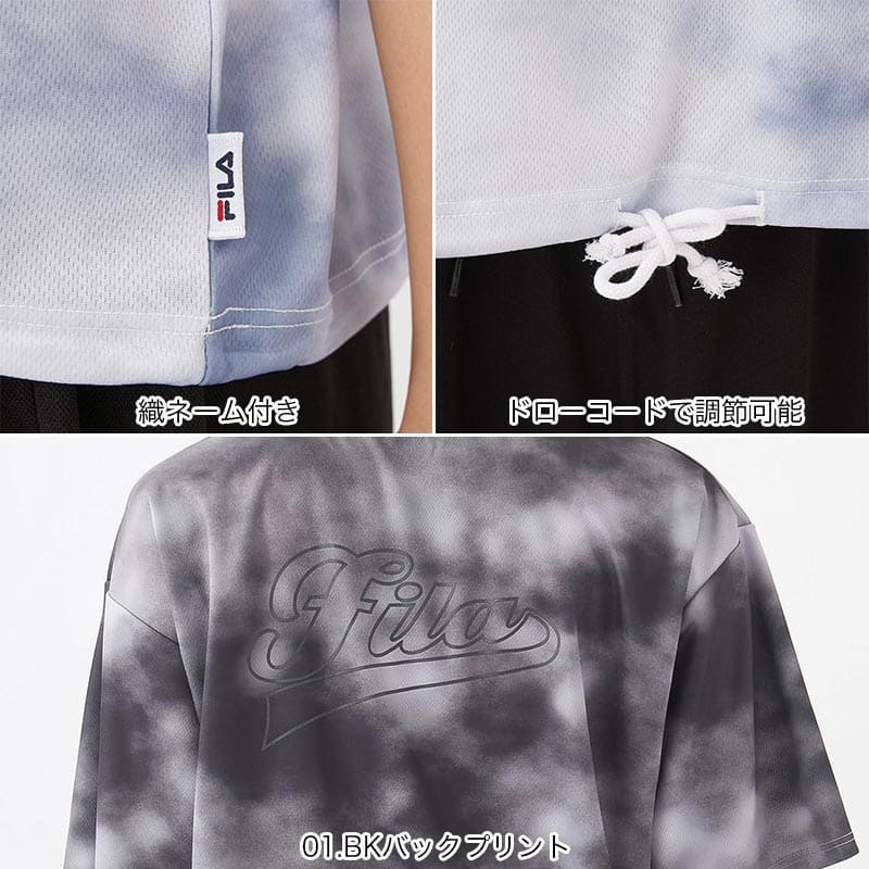 FILA FILA/フィラ レディース 水着セット Tシャツ+タンキニ4点