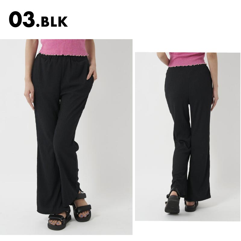 OP/オーシャンパシフィック レディース ラッシュガード ロングパンツ シワ素材ロングボトム 2024 S/S 524495 SUF | Ocean Pacific | 03