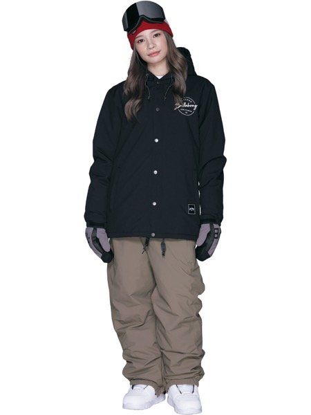 BILLABONG スノーボードウェア レディース コーチジャケット スノボウェア 上下セット スノボ ウェア スノーボード スノボー ビラボン BC01L-758 BBMS-ASET(14850円)