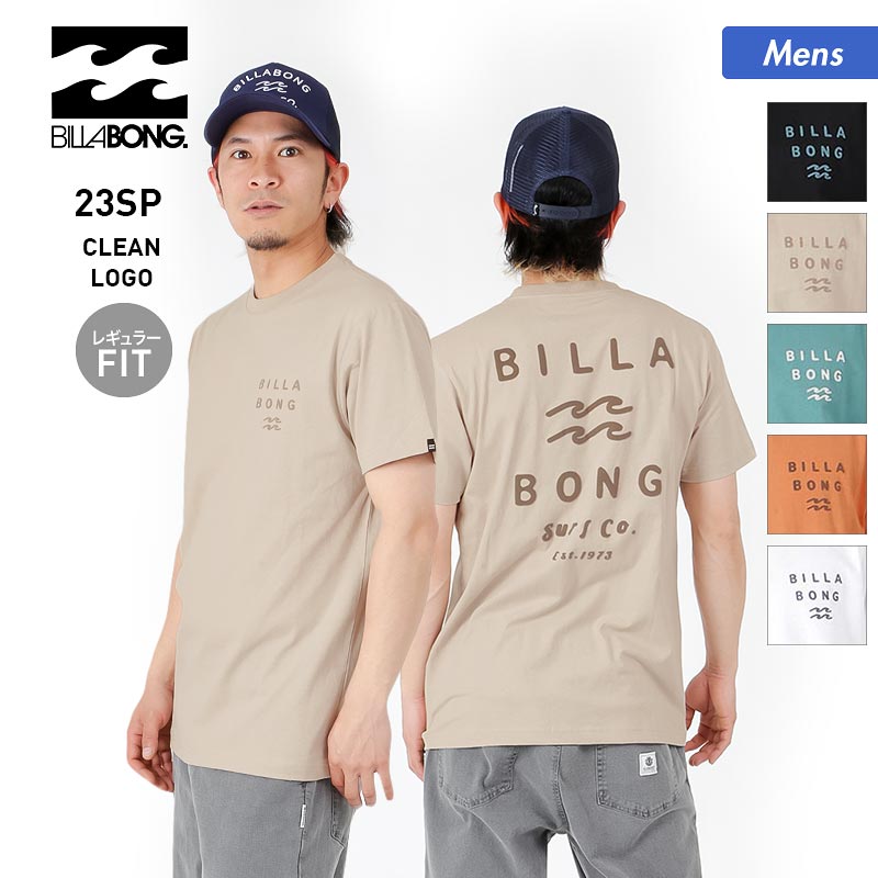 BILLABONG/ビラボン メンズ 半袖 半そで Tシャツ ティーシャツ トップス レギュラーフィット ロゴ バックプリント BD011-204
