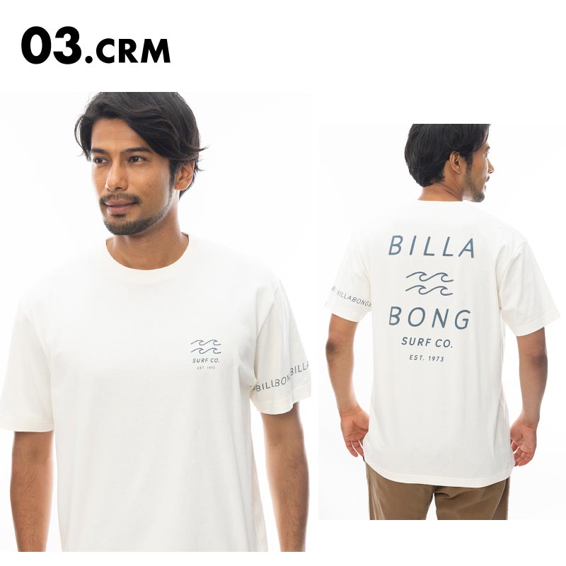 BILLABONG/ビラボン メンズ Tシャツ ONE TIME 2024 SPRING 半袖 ティーシャツ クルーネック オシャレ コットン 新作 BE011-204｜ocstyle｜04