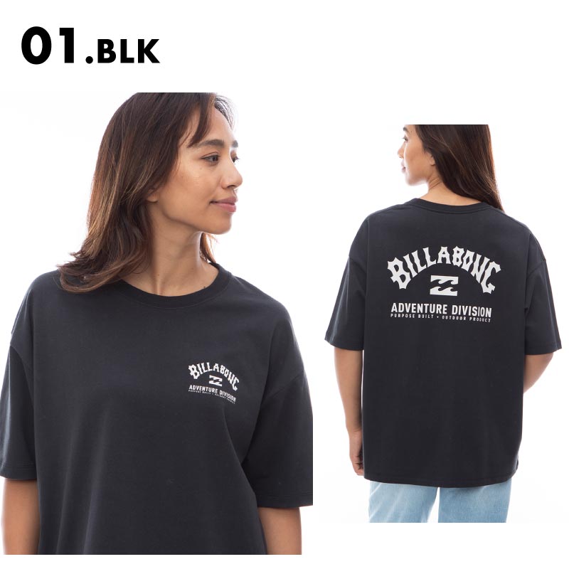 BILLABONG/ビラボン レディース UV半袖Ｔシャツ UVカット 吸収速乾 ティーシャツ オシ...