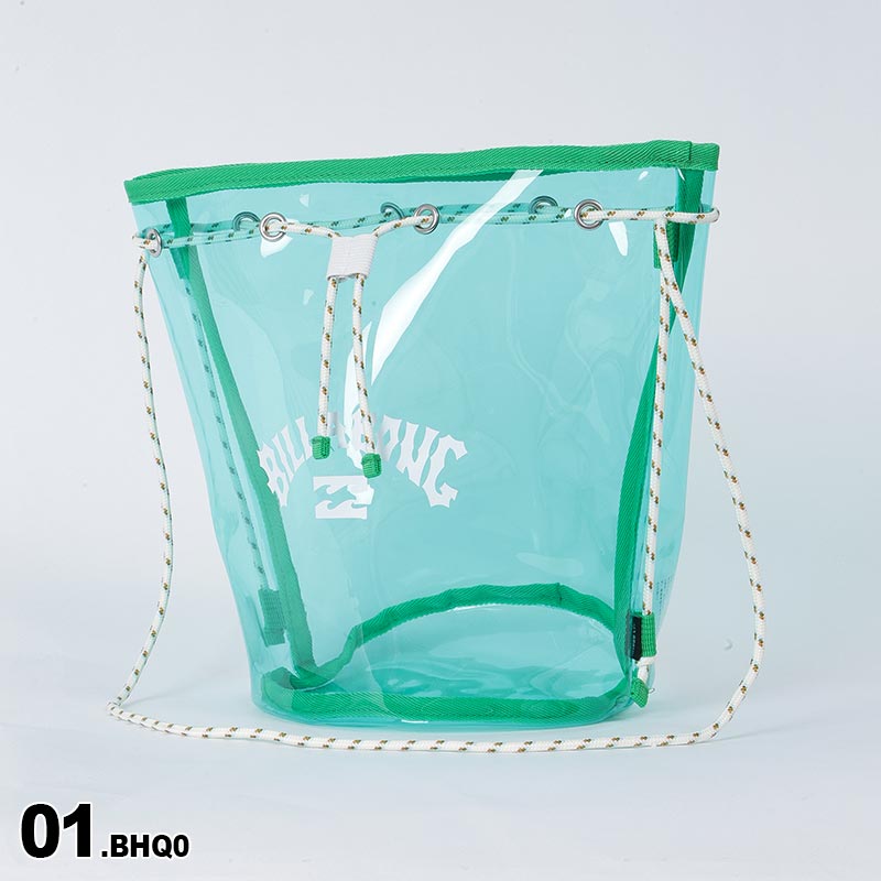 BILLABONG/ビラボン レディース PVC ビーチバッグ ビニールバッグ 巾着タイプ プールバッグ かばん 鞄 海水浴 BD013-970｜ocstyle｜02