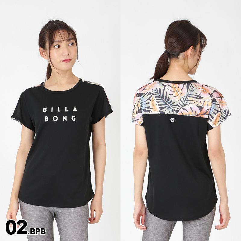 BILLABONG/ビラボン レディース 半袖 半そで Tシャツ ティーシャツ はんそで UVカット UPF50+ 吸水速乾 ルーズフィット BC013-866｜ocstyle｜03