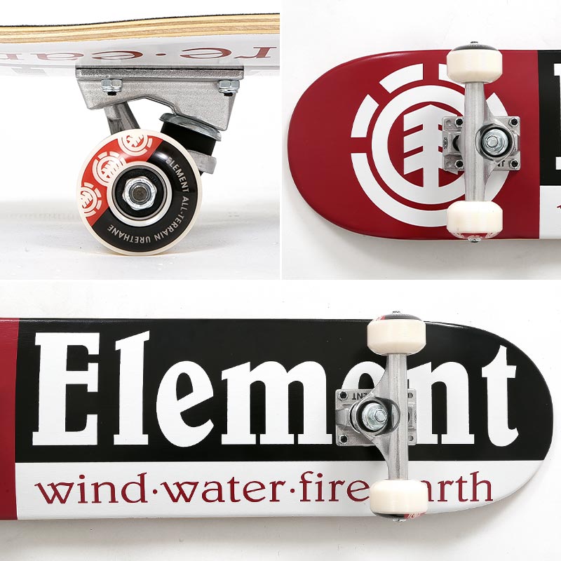 ELEMENT/エレメント スケートボード コンプリートデッキ 7.375インチ 