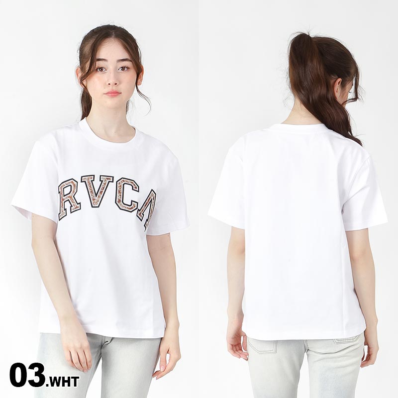 RVCA/ルーカ レディース 半袖 Tシャツ ティーシャツ トップス ロゴ BD043-221