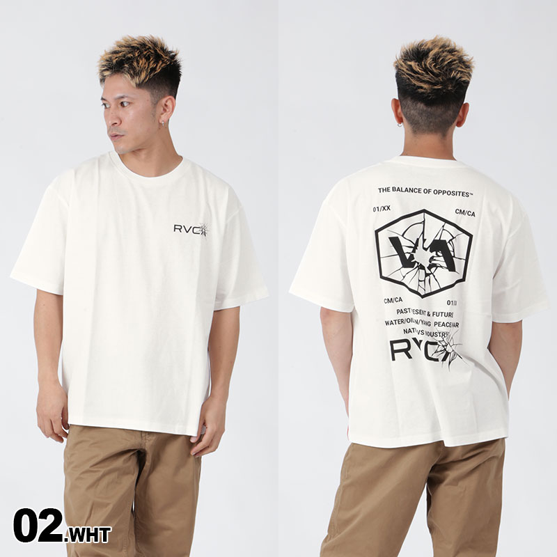 RVCA/ルーカ メンズ 半袖 Tシャツ ティーシャツ トップス 柄 春服