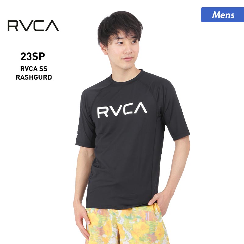 RVCA/ルーカ メンズ 半袖 ラッシュガード Tシャツタイプ ティーシャツ