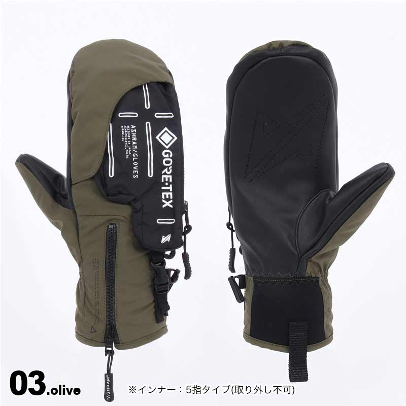 ASHRAM/アシュラム メンズ GORE-TEX スノーグローブ ARMA スノーボード