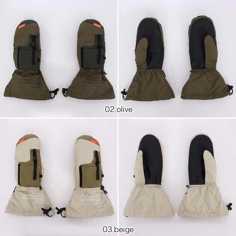 ASHRAM/アシュラム メンズ レディース GORE-TEX スノーグローブ