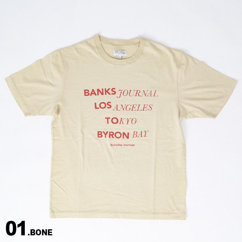 【SALE】 BANKS JOURNAL/バンクスジャーナル メンズ 半袖 半そで Tシャツ ティーシャツ クルーネック カジュアル ロゴ 柄 ATS0618｜ocstyle｜02