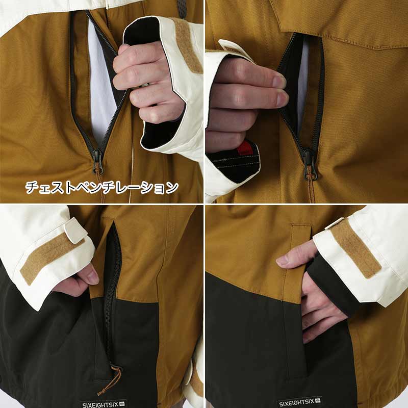 686/シックスエイトシックス メンズ M2W115 スノージャケット スノボ