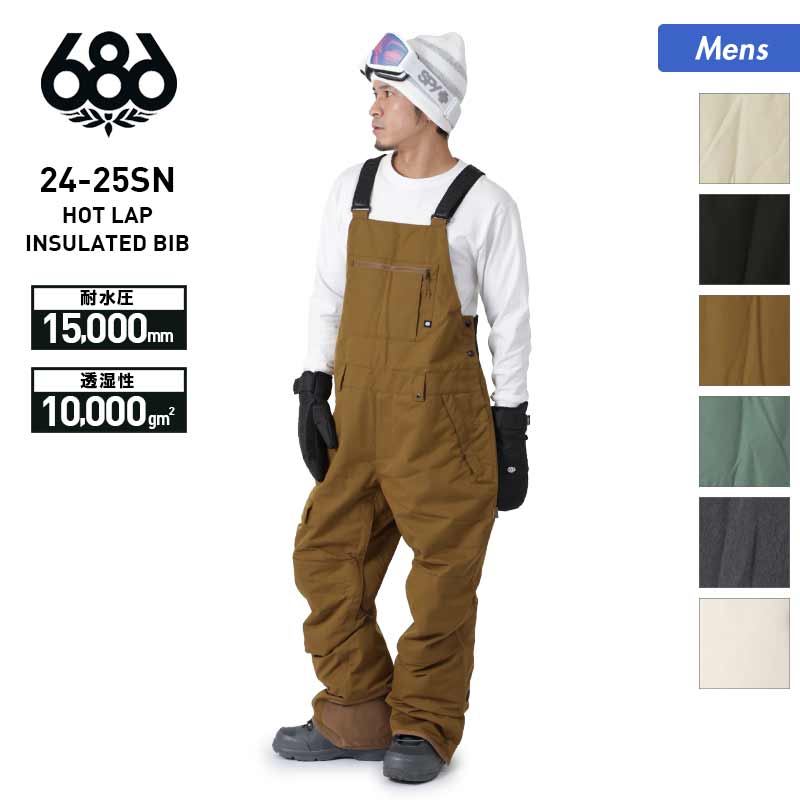 686/シックスエイトシックス メンズ スノー ビブパンツ M2W211